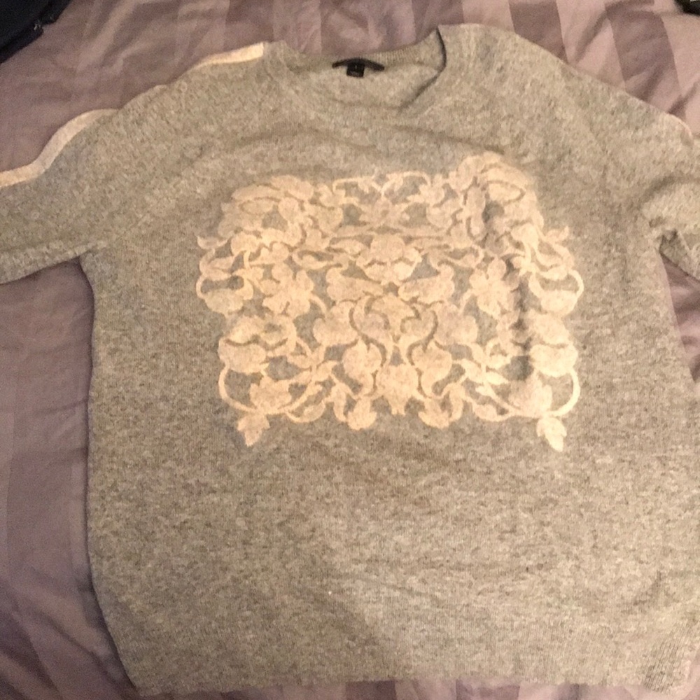 J crew sweater wool with cashmere